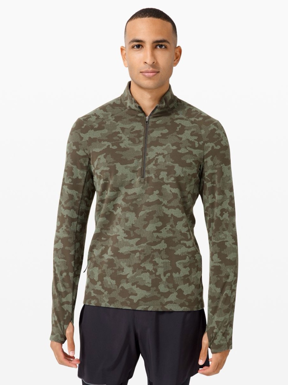 Men's Lululemon Surge Warm 1/2 Zip Long sleeve Shirt
